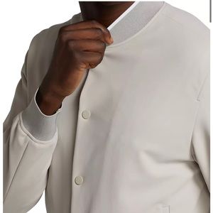 Men's Cream Bomber Jacket - Theory